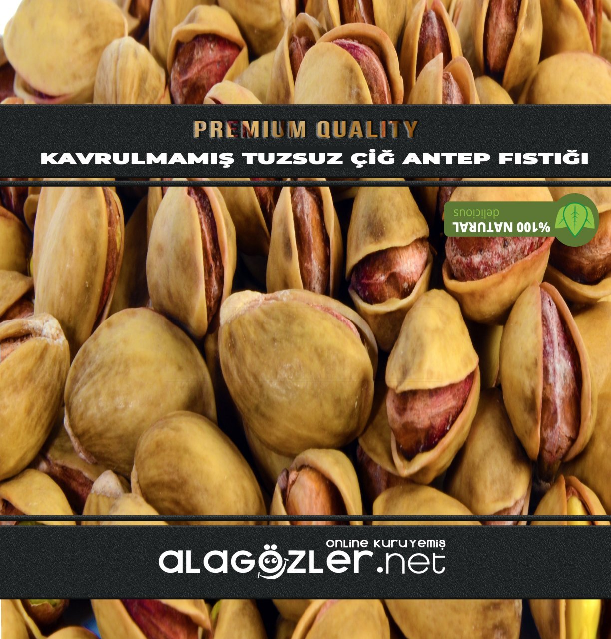 Kavrulmamış Tuzsuz Anaçıtlak Antep Fıstığı