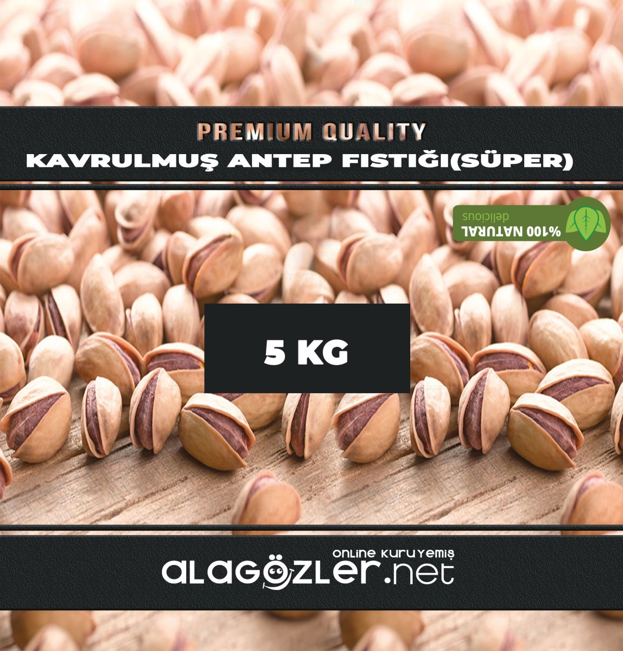 Kavrulmuş Tuzlu Antep Fıstığı(Süper)- 25 KG