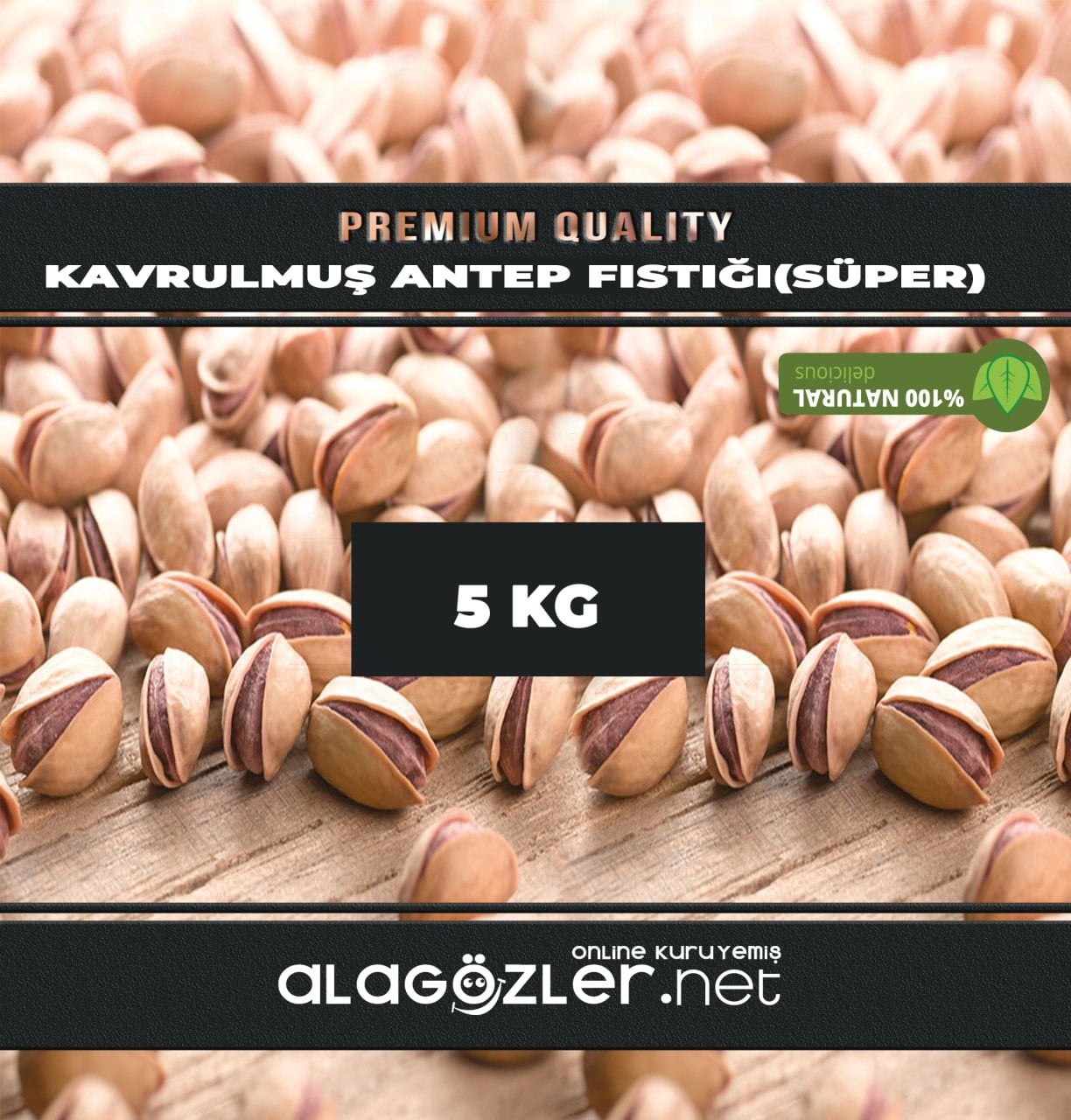 Kavrulmuş Tuzlu Antep Fıstığı(Süper)- 25 KG